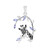 Tanzanite Silver Pendant