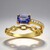 Bague en or et Tanzanite AAA (CIRARI)