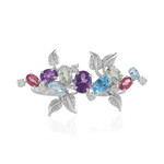 Anillo en plata con Topacio azul suizo (Dallas Prince Designs)