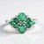 Anello in argento con Smeraldo Zambia