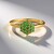 Anello in argento con Tsavorite della Tanzania