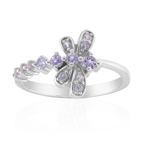 Bague en argent et Tanzanite