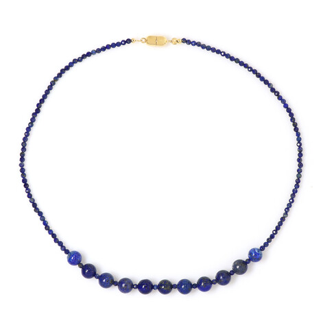 Lapislazuli-Silberhalskette (Adela Silber)