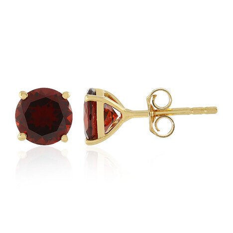 Zilveren oorbellen met Mozambique granaten