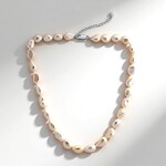 Collana in argento con Perla d'Acqua Dolce Bianca (TPC)