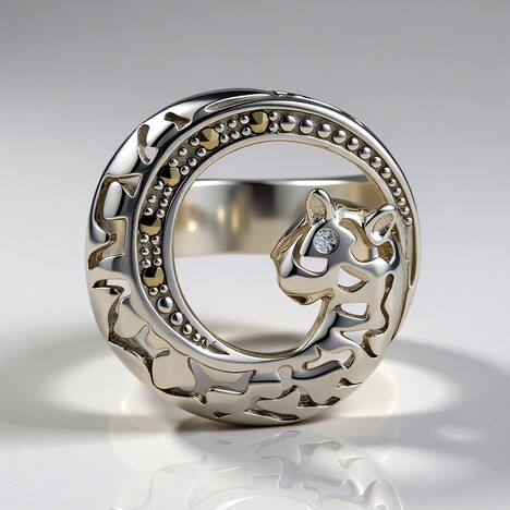 Bague en argent et Zircon (Annette classic)