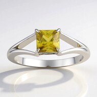 Anello in argento con Sfene