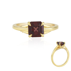 Anillo en plata con Zircón rosado (Adela Silber)