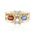 Gouden ring met een Blauwe Ceylon saffier (Adela Gold)