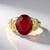 Anello in oro con Rubino del Madagascar (de Melo)