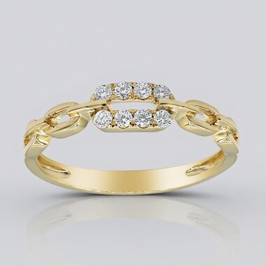 Anillo en oro con Diamante SI2 (H) (CIRARI)