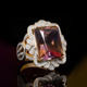 Anillo en oro con Ametrino (SUHANA)
