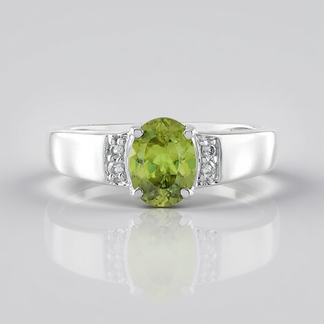 Anello in argento con Sfene