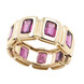 Anello in oro con Granato Magenta (de Melo)