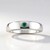 Anello in argento con Smeraldo Russo