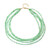 Collar en plata con Crisoprasa