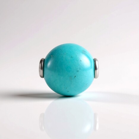 Ciondolo in argento con Amazzonite (MONOSONO COLLECTION)