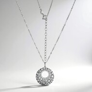 Collana in argento con Zircone (Adela Silber)