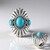 Anello in argento con Turchese Sleeping Beauty (Desert Chic)