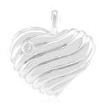 Ciondolo in argento con Diamante I1 (G) (Annette)