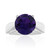 Zambian Amethyst Silver Ring