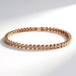 Bracciale in oro con Diamante Rose de France SI1 di Argyle (Annette)