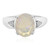 Bague en argent et Opale Welo