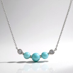 Collana in argento con Larimar