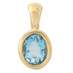 Pendentif en or et Aigue-Marine Santa Maria (CUSTODANA)
