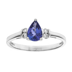 Bague en or et Tanzanite AAA