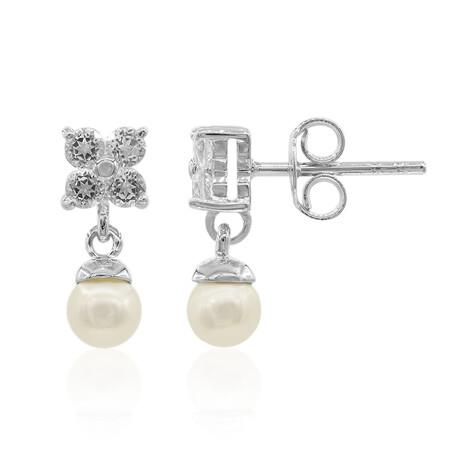 Orecchini in argento con Perla di Acqua Dolce