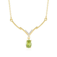 Sphene Silver Necklace