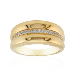Zilveren ring met zirkonen