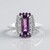 Anello in argento con Ametista