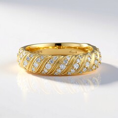Anello in oro con Diamante I2 (H) (de Melo Gold)