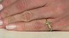 Anillo en oro con Esmeralda de Zambia AAA (CIRARI)