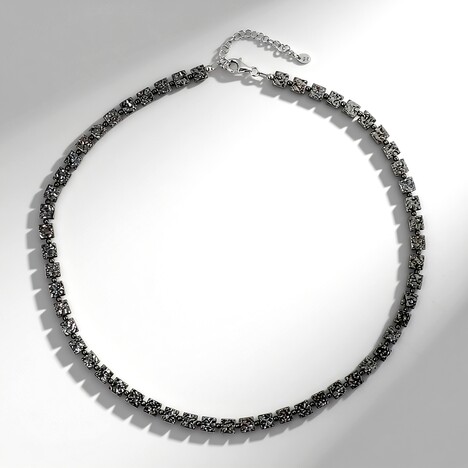 Collana in argento con Ematite Nera