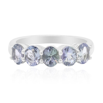 Anello in argento con Tanzanite (non riscaldata)
