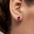 Orecchini in argento con Topazio Rosa