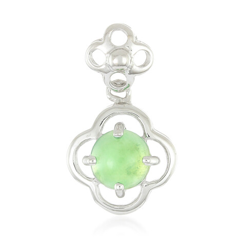 Kaiserlicher Chrysopras-Silberanhänger