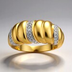 Anello in argento con Diamante I3 (I)