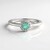 Anello in argento con Smeraldo Russo