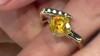 Gouden ring met een sfaleriet (de Melo Gold)