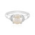 Anillo en plata con Perla blanca Freshwater
