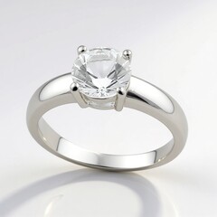 Anello in argento con Danburite