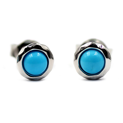 Sleeping Beauty-Türkis-Silberohrringe (Faszination Türkis)