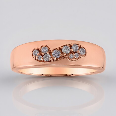 Bague en or et Diamant rose I3 d'Argyle (Mark Tremonti)
