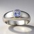Anello in argento con Tanzanite (non riscaldata) (Pallanova)
