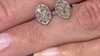 Pendientes en plata con Diamante chocolate I2