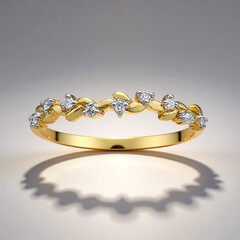 Anello in oro con Diamante SI1 (G) (Annette)